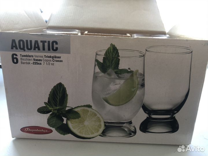 Стаканы pasabahce набор из 6 шт