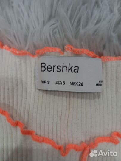 Топ с коротким рукавом Кроп топ топ bershka