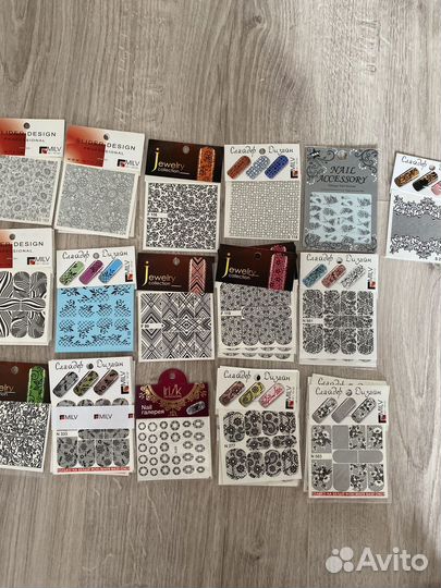 Слайдеры для маникюра новые пакетом 30 шт