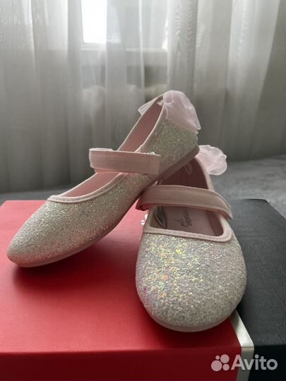 Праздничное платье для девочки 122 (и туфельки)