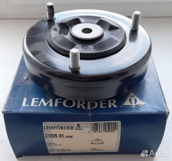 Опора заднего амортизатора BMW 5 E39 Lemforder 1шт