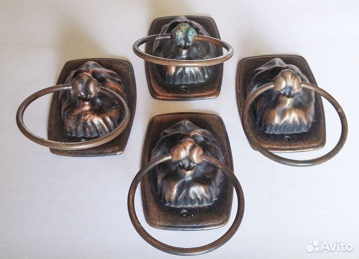 Ручка дверная Голова Льва с кольцом СССР