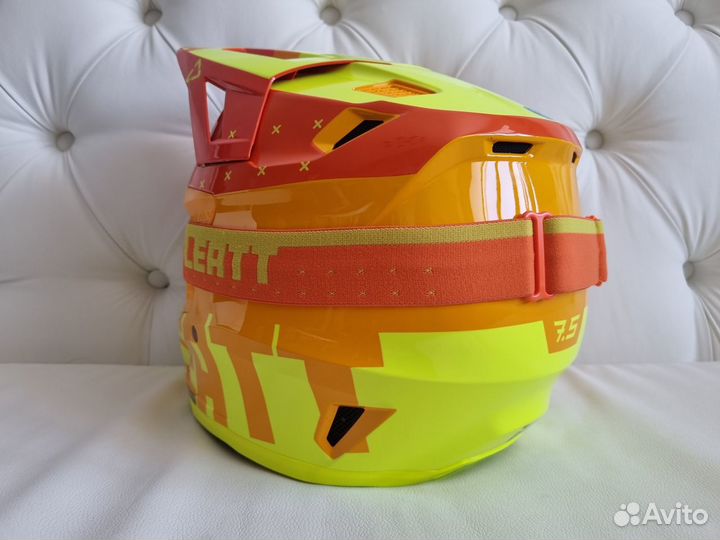 Маска + Шлем Leatt Moto 7.5 V23 Helmet Kit Citrus