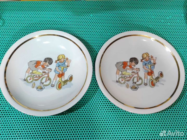 Тарелка фарфор ГДР kahla