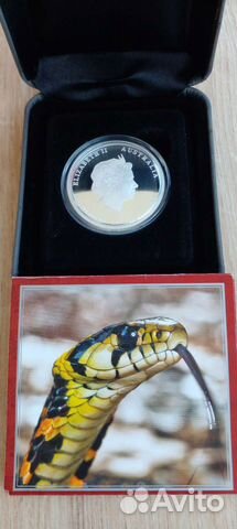 Серебряная монета Австралии. 2013г. Сертификат