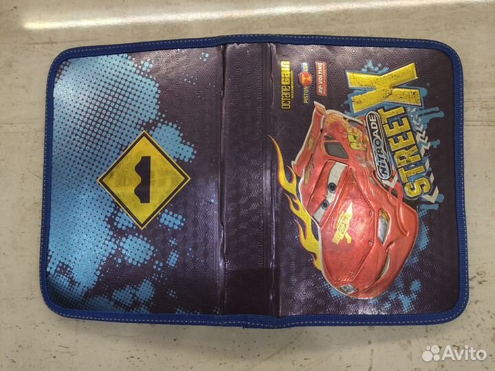Пенал школьный для мальчика Тачки Cars Молния
