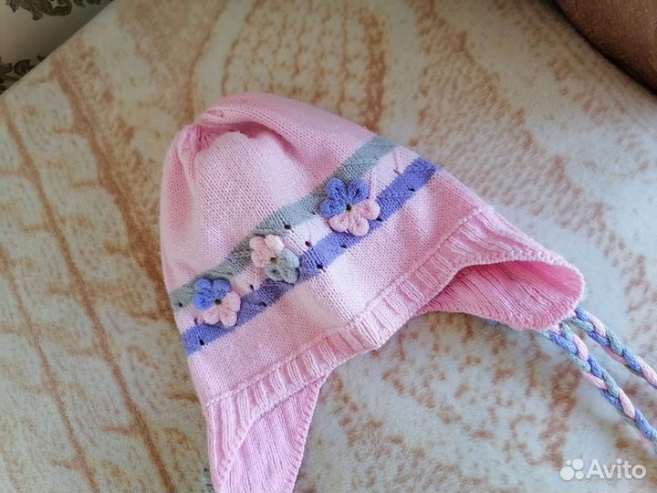 Шапочка детская на весну