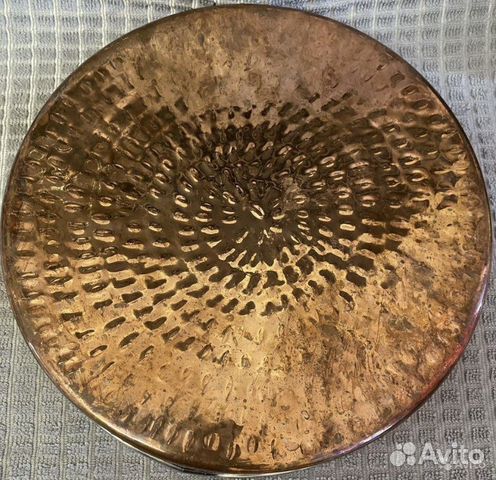 Поднос из меди и нержавейки