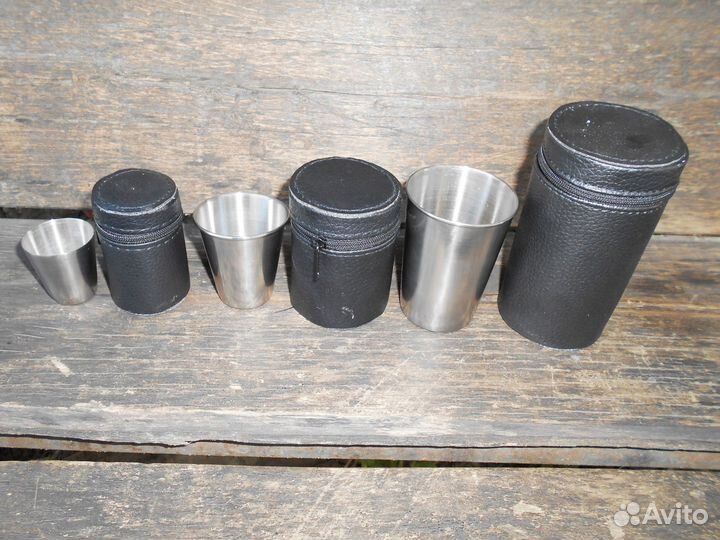 Рюмка походная 4 штуки в чехле
