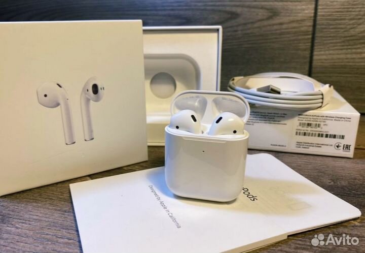 Беспроводные наушники apple airpods 2