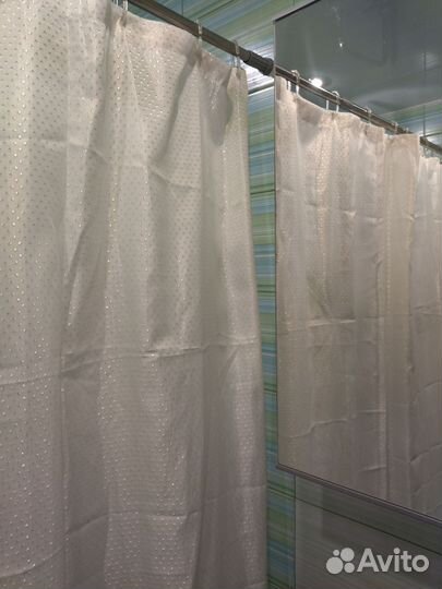 Шторка текстиль, Полка для ванной угловая Икеа