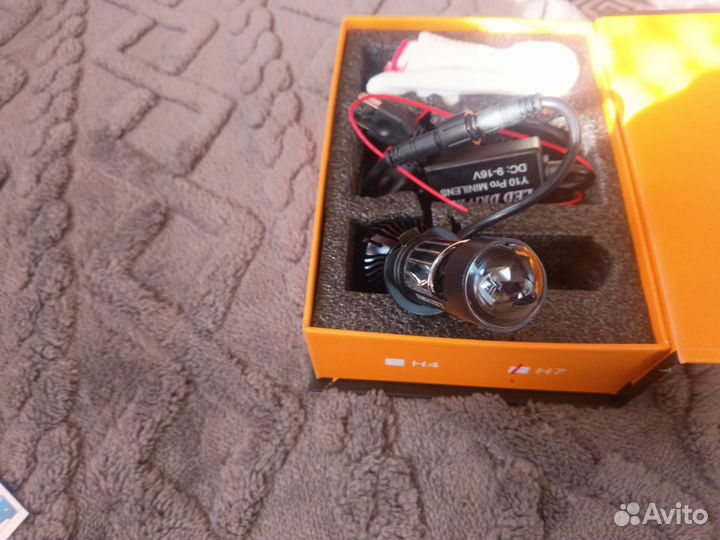 Лед лампы h7 с линзой