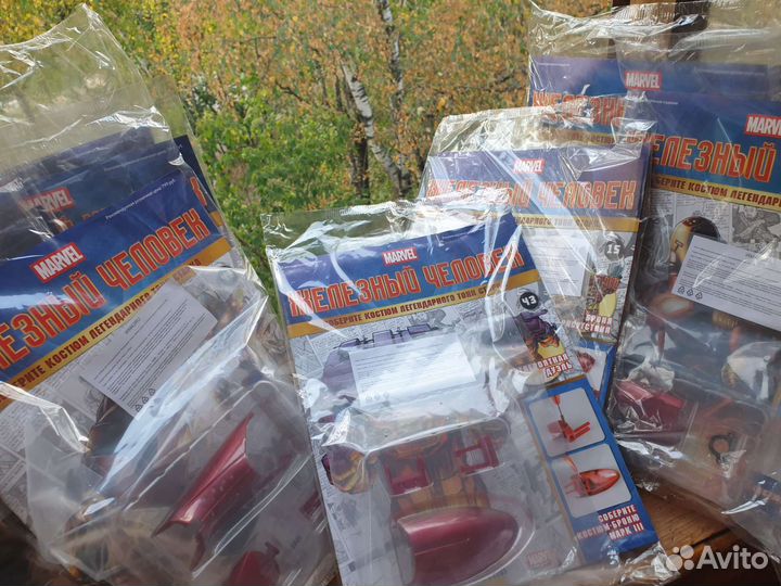 Железный человек от deagostini номера 15,46,47,48