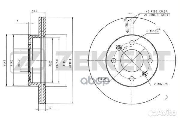 Диск торм. перед. Hyundai Getz (TB) 02- bs-5391