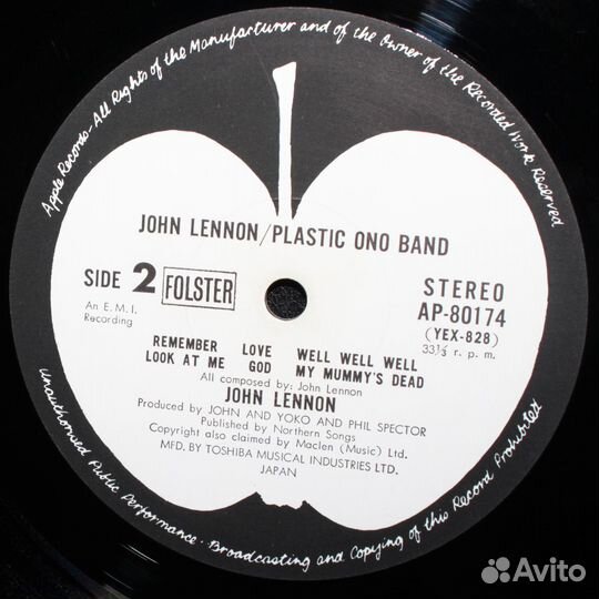 John Lennon & The Plastic Ono Band / John Lennon/P