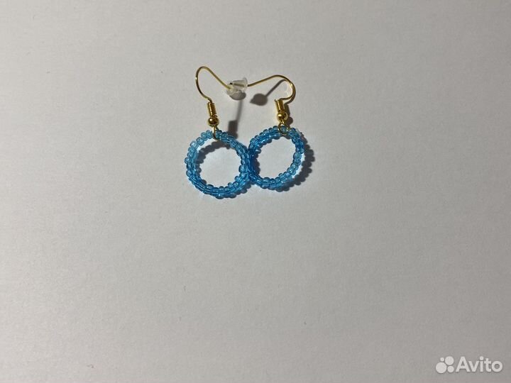 Сережки из бисера