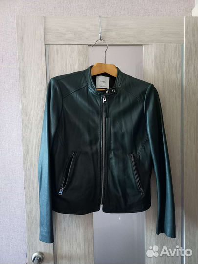 Кожаная куртка Mango