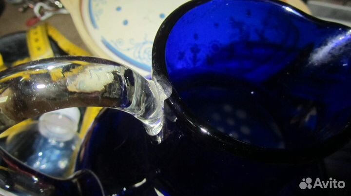 Кувшин цветное стекло