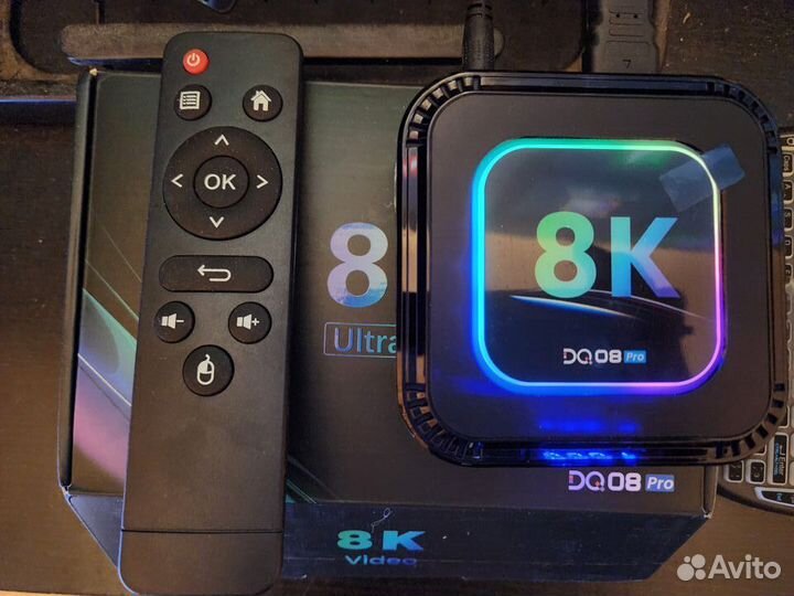 Смарт тв приставка DQ08Pro Android13 8K BT5.0 WiFi