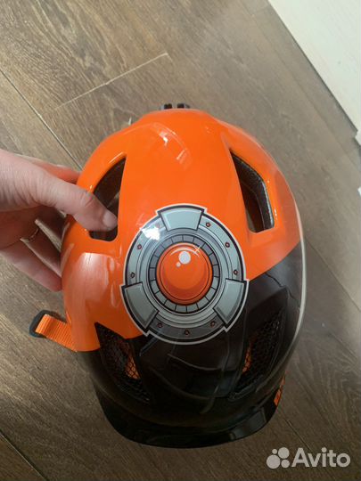 Новый Шлем велосипедный детский принт Robot