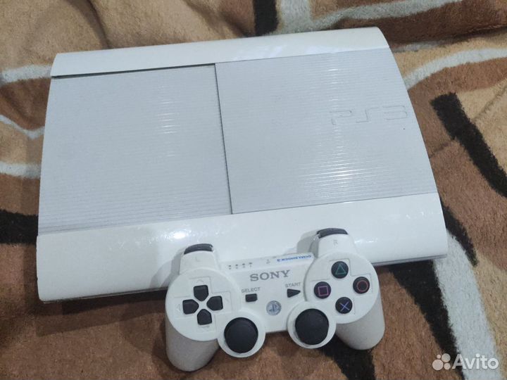 Sony PS3 super slim белая