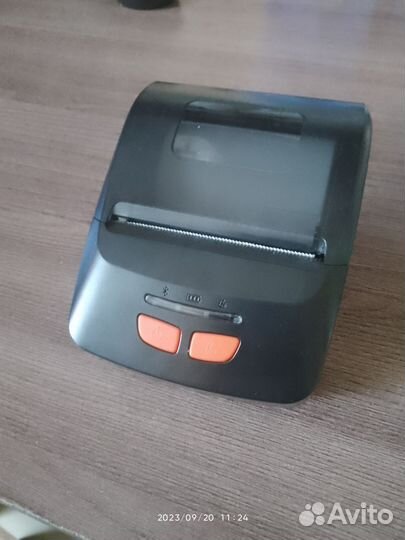 Мобильный чековый термопринтер блютуз