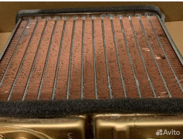 Радиатор печки Нива медный трехрядный лузар