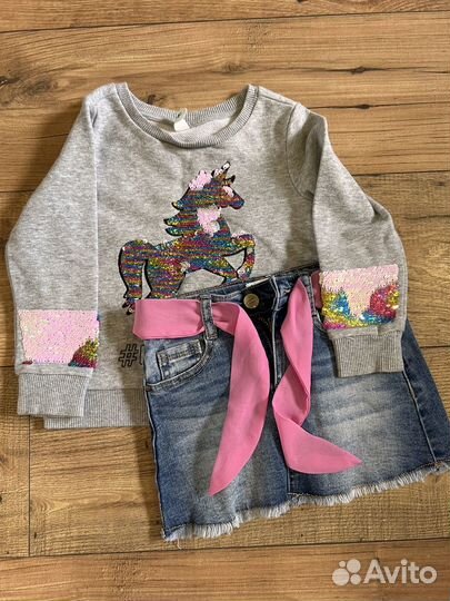 Детские вещи пакетом на девочку 98