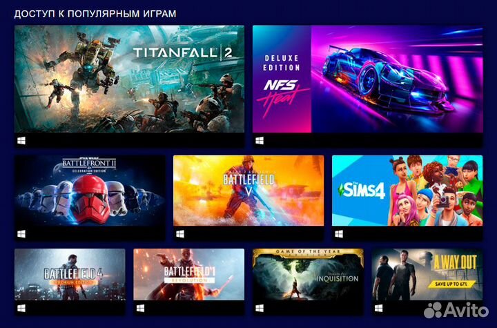 Подписка Ea Play 1 месяц PS4/PS5