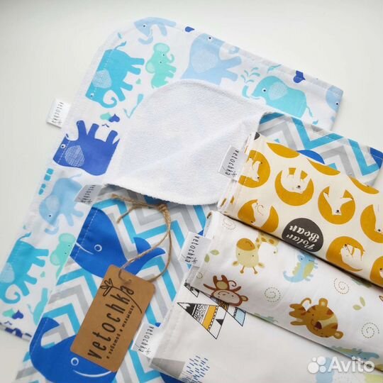 Пеленки детские непромокаемые многоразовае новые