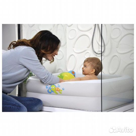 Бассейн Bestway детский с надувным дном, 86х86х25