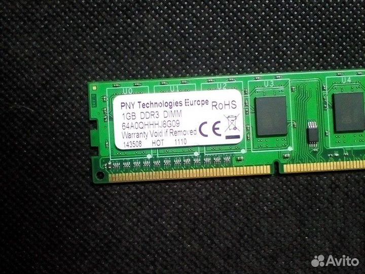 Оперативная память PNY 1Gb DDR3
