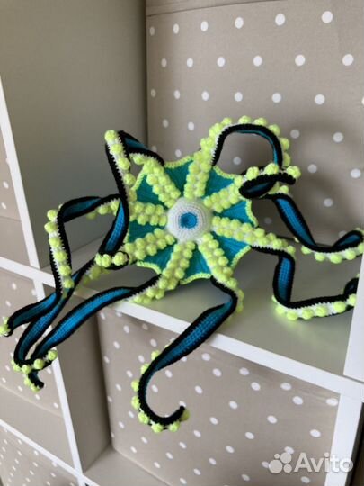 Вязаная крючком игрушка Осьминог амигуруми