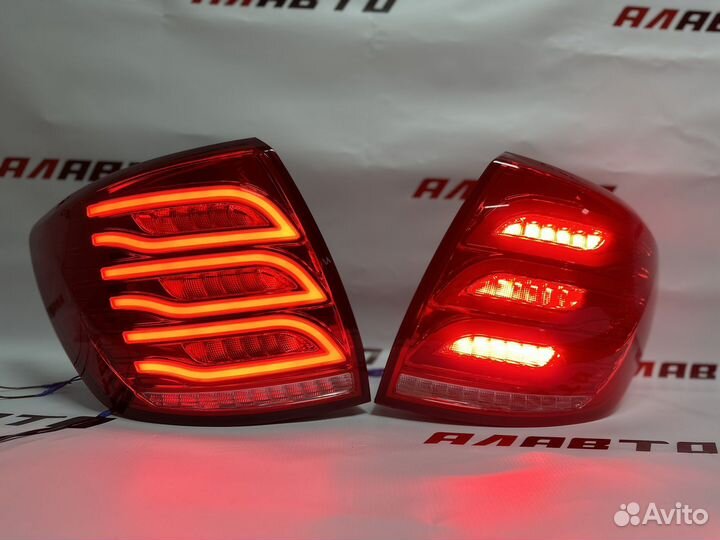 Задние фонари Гранта в стиле Мерседес Amg