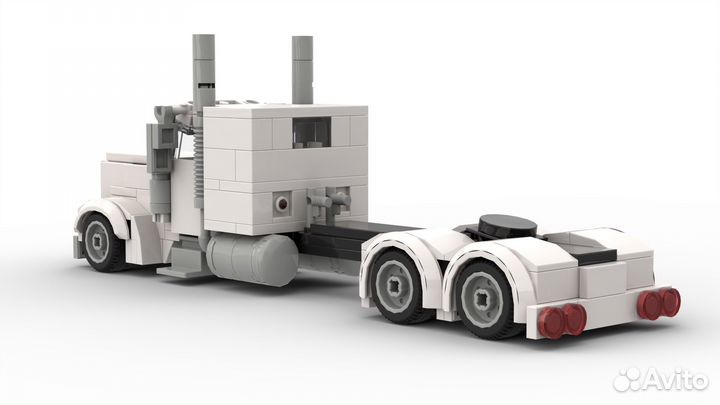 PDF инструкция грузовика Peterbilt из lego