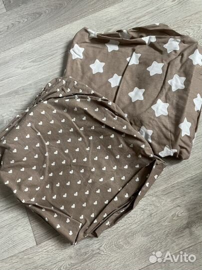 Простынь на резинке 120 60