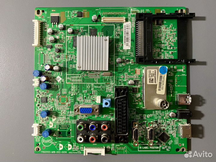 Main Board 715G5155-M1B-002-005K для Philips