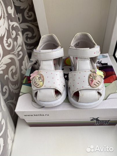 Сандали для девочки, 23 размер