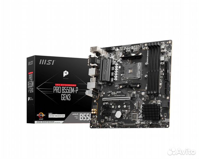 Комплект AMD R5 5500+MSI PRO B550M-P GEN3