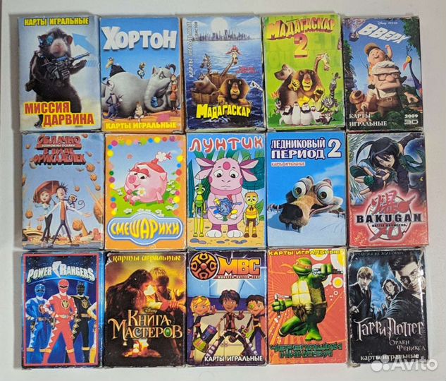 Игральные Карты по мультфильмам