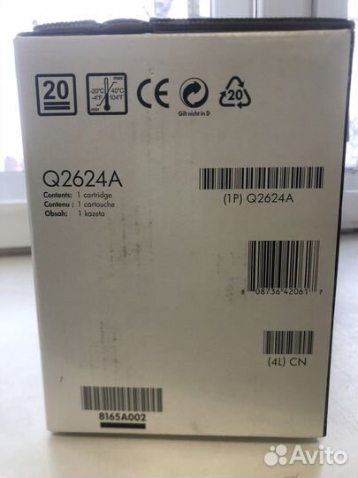 Картридж HP Q2624A, № 24A оригинальный