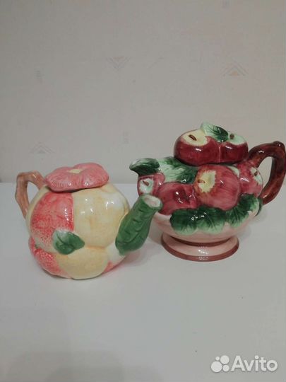 Чайник заварочный, чайная пара, молочник Кахла