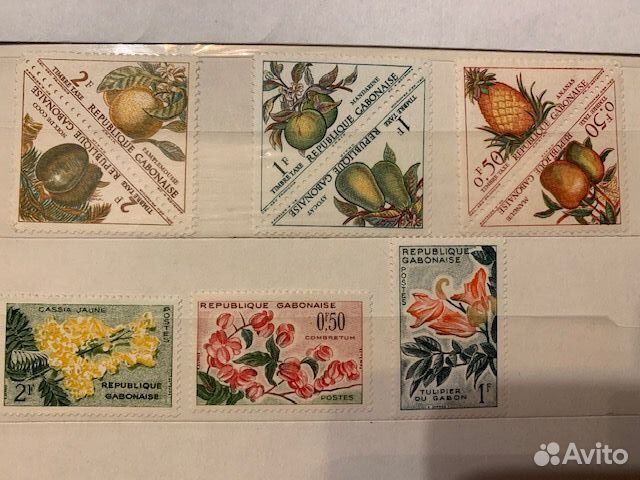 Почтовые марки республики Габон