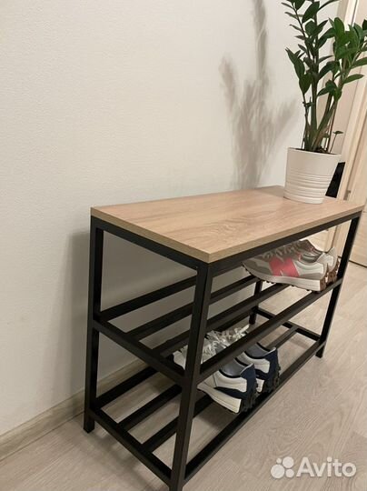 Обувница для обуви в стиле Лофт. Этажерка