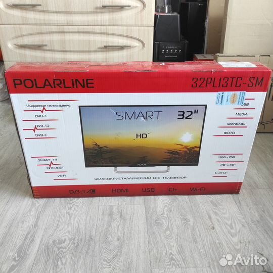 Телевизор 32 Smart TV (Android) Новый