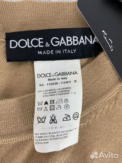 Кашемировый джемпер Dolce Gabbana оригинал