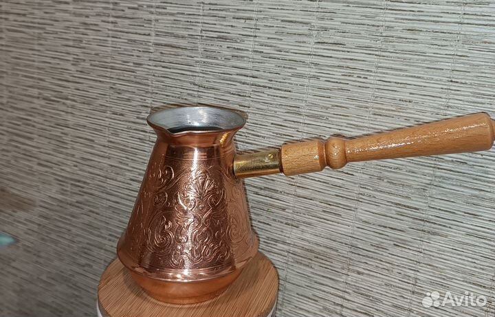 Турка для кофе медная