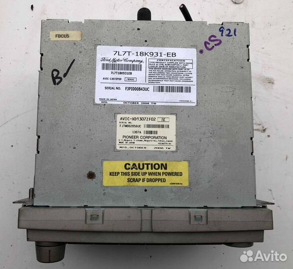 Магнитола Lincoln Navigator 2007 7 122935