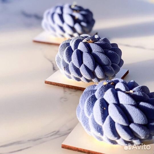 Силиконовая форма pavoni пирожные 1/2 на 6 штук