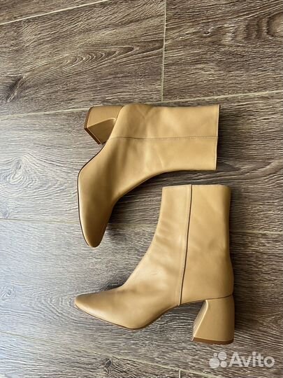 Ботинки zara 40 натуральная кожа